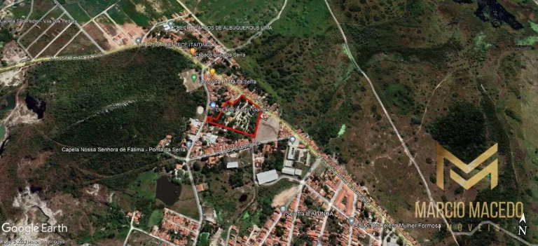 Imagem Terreno à venda, 18752 m² por R$ 2.000.000,00 - Ponta da Serra - Itaitinga/CE
