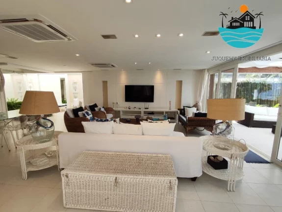 Imagem Casa Pé na Areia a venda em Juquehy, Aluguel de Temporada e Anual, max 12 pessoas, 5 Suítes, 400 m² de área construída | Juquehy Imobiliária