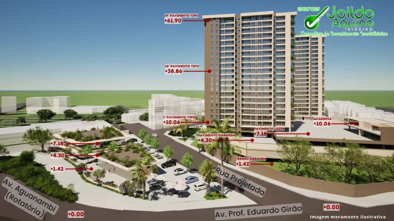 Imagem Garden Fátima: Lançamento com 2 e 3 Suítes + Lazer Incrível!