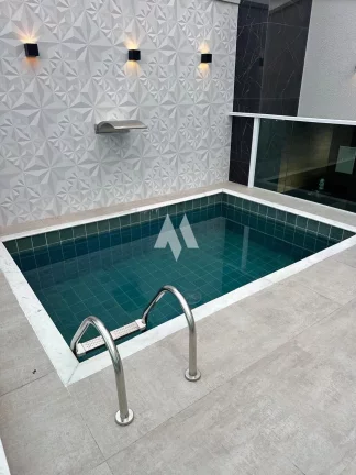 Imagem Casa Sobreposta com 3 dormitórios e 3 suítes com piscina - Boqueirão / Santos