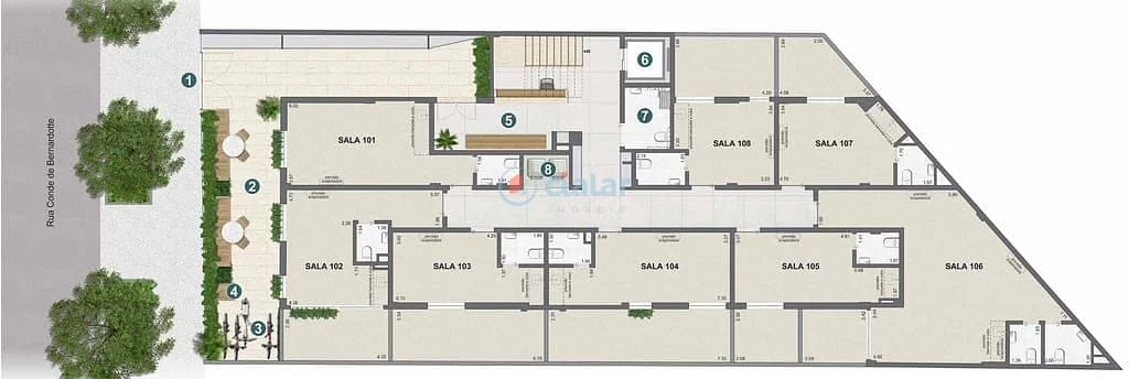 Imagem Sala à venda 67.22M Leblon Rio de Janeiro - RJ | Máris