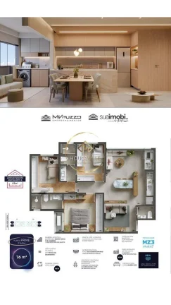 Imagem Apartamento 3 Dormitórios (1 Suíte), Condominio Next Home, **REPASSE**