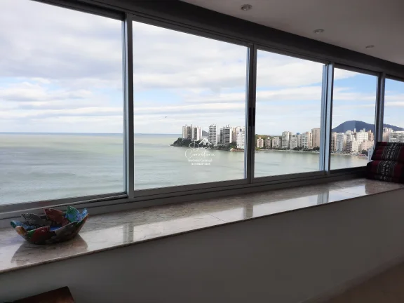 Imagem Imperdível cobertura de luxo à venda em Guarujá-SP, bairro Pitangueiras, 4 quartos, 2 suites, 2 salas, 3 banheiros, 1 vaga, 190m².