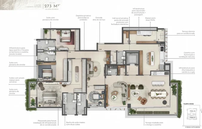Imagem APARTAMENTO RESIDENCIAL em Barueri - SP, Dezoito do Forte Empresarial/Alphaville.