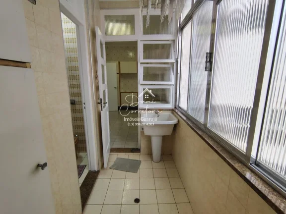 Imagem Imperdível! Apartamento de 3 quartos com suíte e 2 salas em Pitangueiras, Guarujá-SP. 100m² de conforto e elegância.