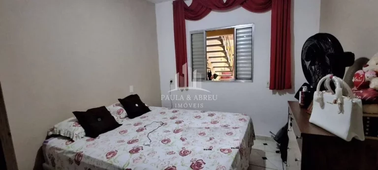 Imagem Sobrado com 3 Casas, 2 Dormitórios, 1 banheiro, terraço, Área de lazer grande, 1 vaga, escritura, no Alto da Boa Vista, Mauá-SP