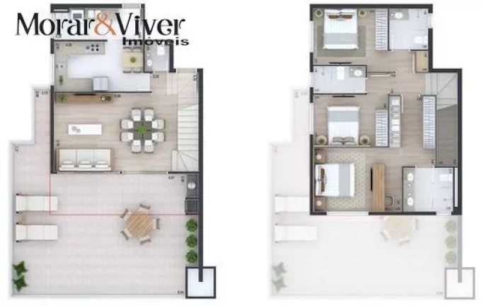 Imagem Apartamento para Venda em Curitiba, Juvevê, 3 dormitórios, 1 suíte, 2 banheiros, 2 vagas