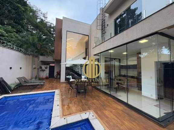 Imagem Maravilhosa Casa Sobrado com 3 Suítes + Piscina + Sauna - Quinta da Primavera Zona Sul Guaporé - Analisa permuta - Ribeirão Preto SP