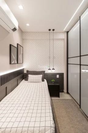 Imagem Residencial Vértice - Apartamento 3 Quartos 1 Suíte, Churrasqueira a Carvão na varanda