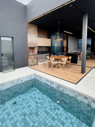 Imagem Casa no Buona Vita com 3 quartos, sendo todos suítes, uma com closet, piscina