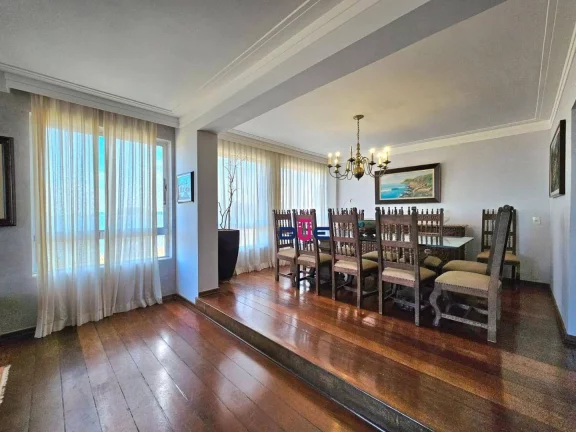 Imagem Apartamento 4 Quartos, 5 Banheiros, 2 Vagas, PÉ NA AREIA - José Menino - Santos