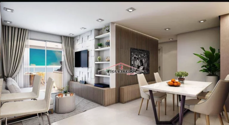 Imagem Apartamento à venda, 79 m² por R$ 658.985,00 - Canto do Forte - Praia Grande/SP