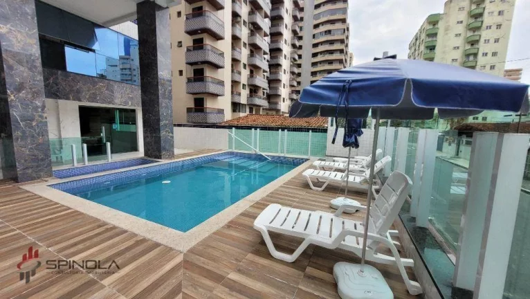 Imagem Apartamento com 2 dormitórios à venda, 69 m² por R$ 460.000,00 - Tupi - Praia Grande/SP