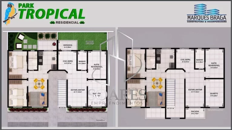 Imagem Park Tropical - venha comprar seu apartamento com parcelas de apenas R$ 500 reais