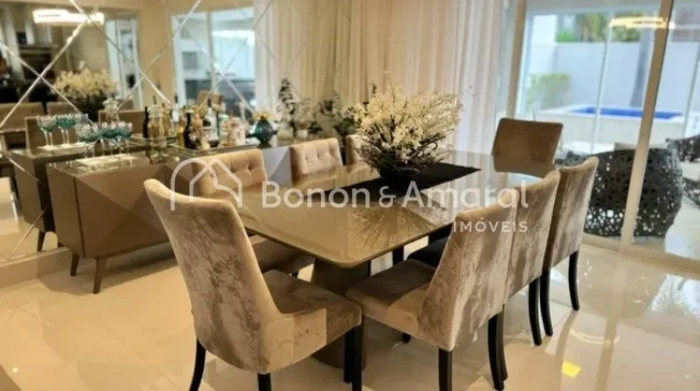 Imagem Campinas, próxima ao Alphaville. Com 340m² de área construída, esta casa oferece uma combinaçã...