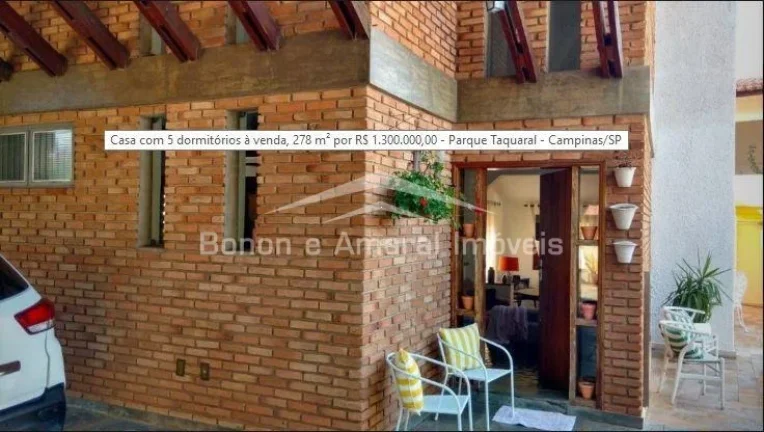 Imagem Vende Casa Bairro Taquaral, Localização Excelente, Próximo da Lagoa do taquaral, Imóvel com exce...