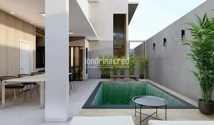Imagem Casa à venda 3 Quartos, 3 Suites, 4 Vagas, 186M², Parque Tauá, Londrina - PR | CONDOMÍNIO ARANGUÁ