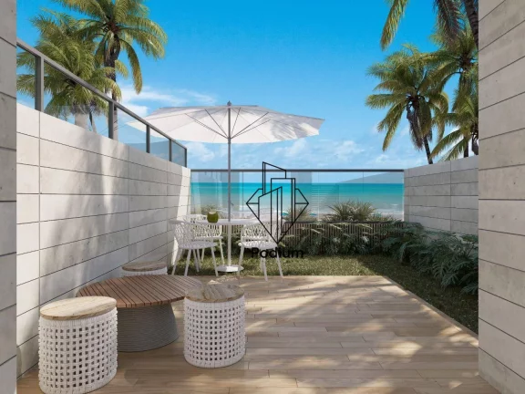 Imagem Flats com terraço localizado na beira- mar da praia do Bessa - FL0828