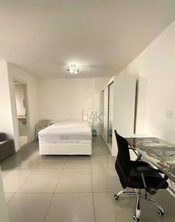Imagem Studio mobiliado à venda no Brooklin , 31m², 1 vaga. Oportunidade para investidor: já alugado!