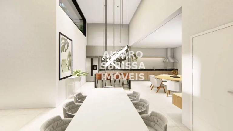 Imagem Belíssima Casa à venda de 236m² com 3 suítes no Condomínio Bandeirantes em Salto SP.