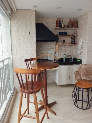 Imagem dormitórios sendo 1 suite
Sala, sala de jantar e varanda gourmet 
Móveis planejados
Ar condicionad...
