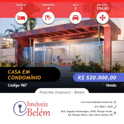 Casa com automação em condomínio MONDRIAN SMART HOUSE