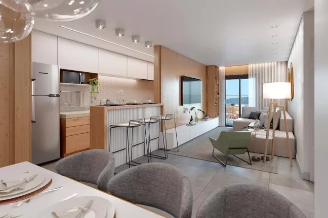 Imagem APARTAMENTO COM 92.55 m² - AVIAÇÃO - PRAIA GRANDE SP