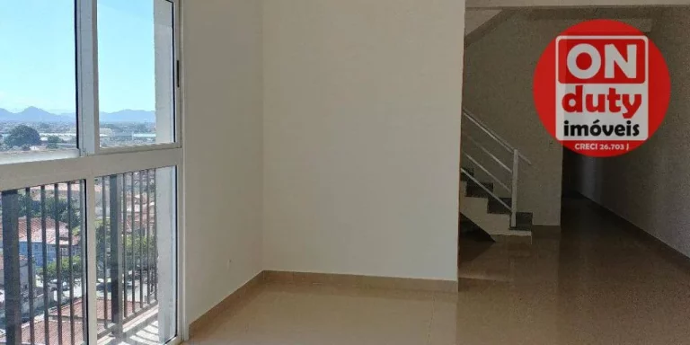 Imagem Apartamento Duplex com 3 dormitórios à venda, 131 m² por R$ 989.000,00 - Encruzilhada - Santos/SP