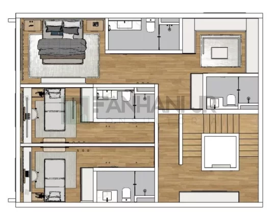 Imagem Casa de alto padrão com 570 m² sendo em condomínio exclusivo no Jardim Europa! A casa tem 250m² de jardim exuberante. Condomínio horizontal fechado,