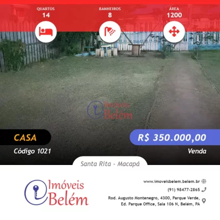 imóvel Belém vende Casa em Macapá