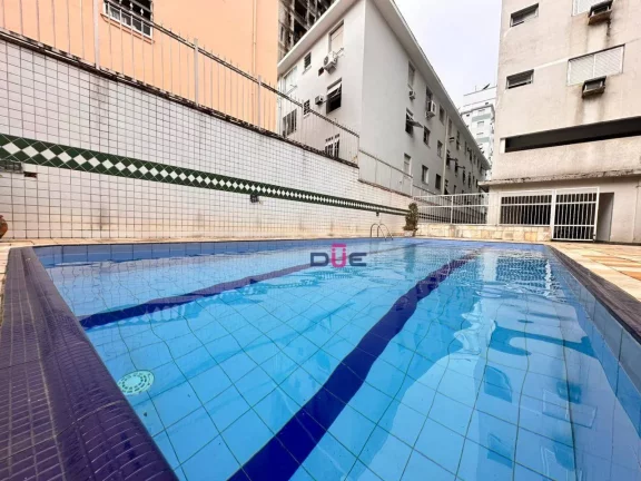 Imagem Apartamento com 2 dormitórios à venda, 97 m² por R$ 490.000,00 - Marapé - Santos/SP