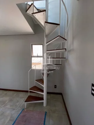 Imagem Cobertura 154m², 3 Dormitórios, sendo 1 Suíte, 1 vaga, Churrasqueira, sem elevador na Vila Guarani, Mauá-SP