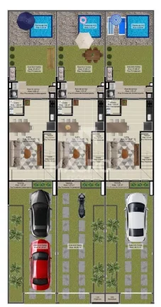 Imagem Geminado com piscina | Três Rios do Norte | 2 suítes | 92m²