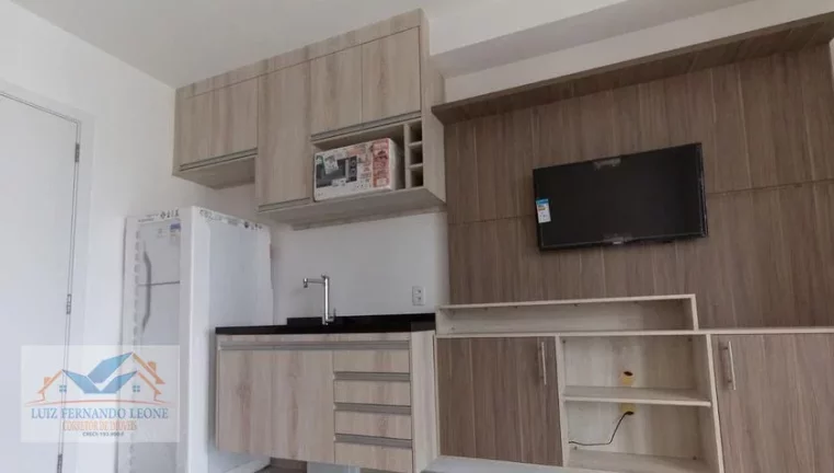 Imagem Studio Mobiliado para locação, com renda, 35 m² e com 1 vaga. Barra Funda /Metrô Marechal Deodoro