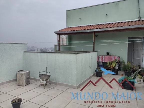 Cobertura - 2 dormitorios e 1vaga -Vila Apiaui - Santo Andr?(C)