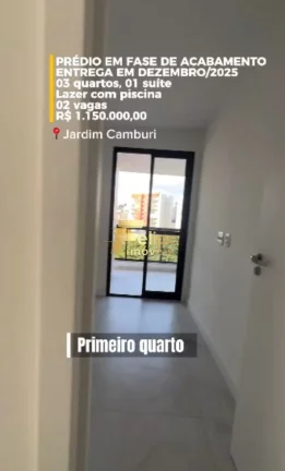 Imagem NÃO PERCA TEMPO E VENHA CONHECER ESSE NOVÍSSIMO APARTAMENTO DE 03 QUARTOS, SENDO 01 SUÍTE, SOL DA MANHÃ, EM JARDIM CAMBURI, VITÓRIA/ES!