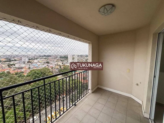 Imagem Apartamento com 3 dormitórios para alugar, 82 m² por R$ 3.845,95/mês - Vila Rosália - Guarulhos/SP