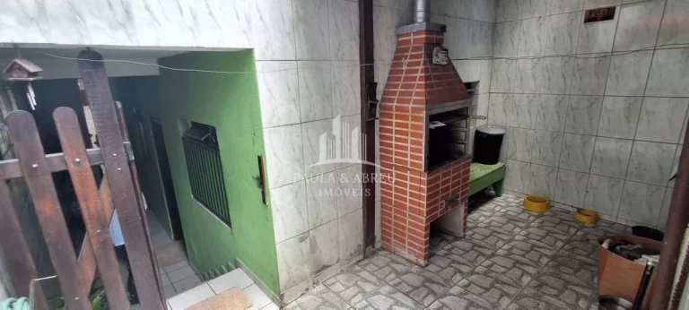 Imagem Sobrado 125m² ao Lado Colégio Barão de Mauá, 2 Dormitórios, 2 Banheiros, 4 Vagas, Churrasqueira no Vila Vitória, Mauá-SP