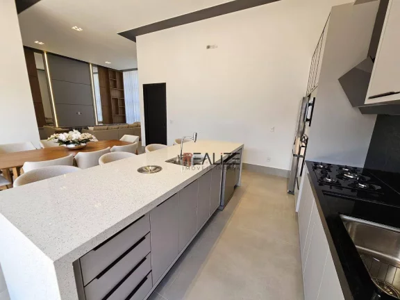 Imagem Casa moderna com mobília e 3 suítes à venda, 200 m² por R$ 2.290.000 - Condomínio Com Localização Privilegiada - Indaiatuba/SP
