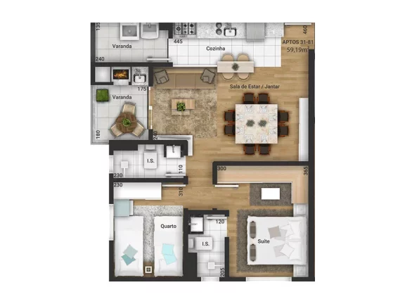 Imagem Sollaris Residencial - Apartamento à venda no bairro Tingui - Curitiba/PR