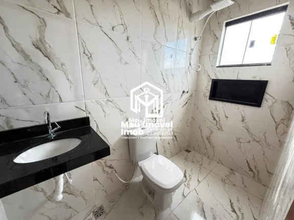 Imagem Casa Bairro JK Luziânia 2 Quartos 3 Vagas 80m² Pia de Granito Pé Direito Alto