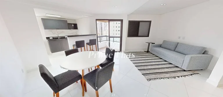 Imagem Flat disponível para venda no The First Free Flex Residence no Jardins, com 55m², 2 dormitórios e 1 vaga