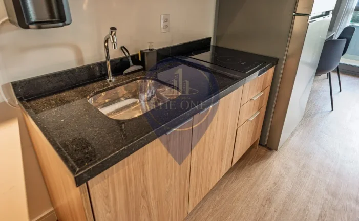 Imagem Studio moderno à venda em Indianópolis, São Paulo-SP: 1 quarto, 1 suíte, 1 sala, 1 banheiro, 26m² de área.