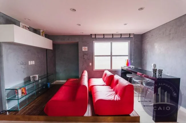 Imagem Apartamento com 1 dormitório, 50 m² para venda e aluguel - Alphaville/SP