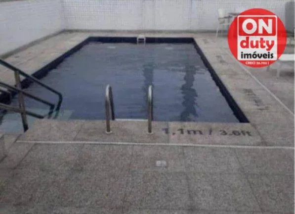 Imagem Apartamento com 1 quarto à venda, 25 m² por R$ 500.000 - Pompéia - Santos/SP