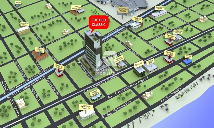 Imagem Duo Classic – More ou invista a poucos passos da praia e do Shopping Recife!