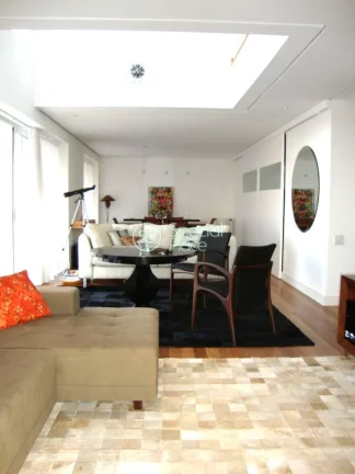 Imagem Cobertura duplex para locação na Vila Mariana com vista espetacular - Área: 320m² - Living para ...