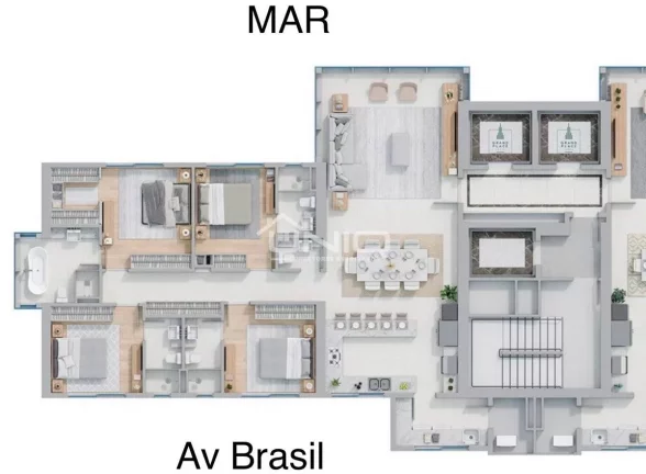 Imagem Apartamento 4 Suítes - Balneário Camboriu - Contrutora FG