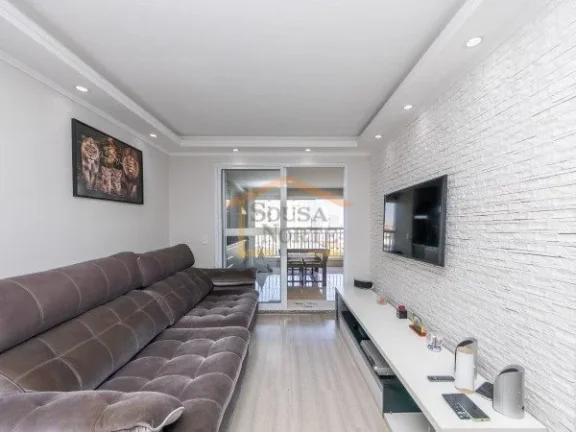 Imagem Apartamento com 96 m², mobiliado (porteira fechada), com 3 dormitórios sendo 1 suíte, sala para d...