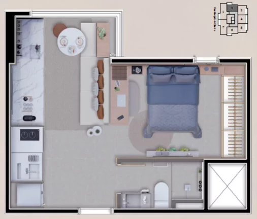 Imagem STUDIO RESIDENCIAL em São Paulo - SP, Vila Dom Pedro I